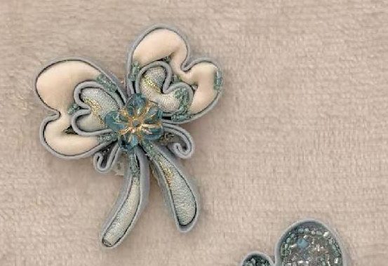 Handmade Chinese knotted pankou button for a qipao dress